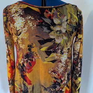 RARE! Beautiful Jean Paul Gaultier floral print top